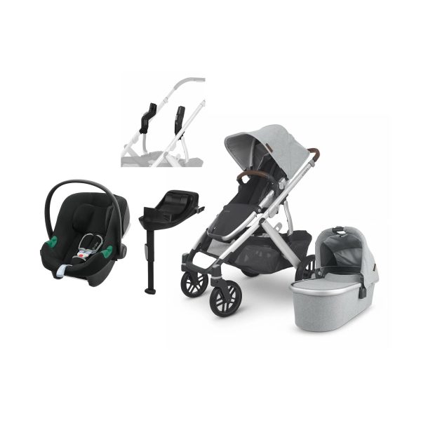 UPPAbaby VISTA V2 Duovagn inkl. Cybex Aton B2 &  Bas