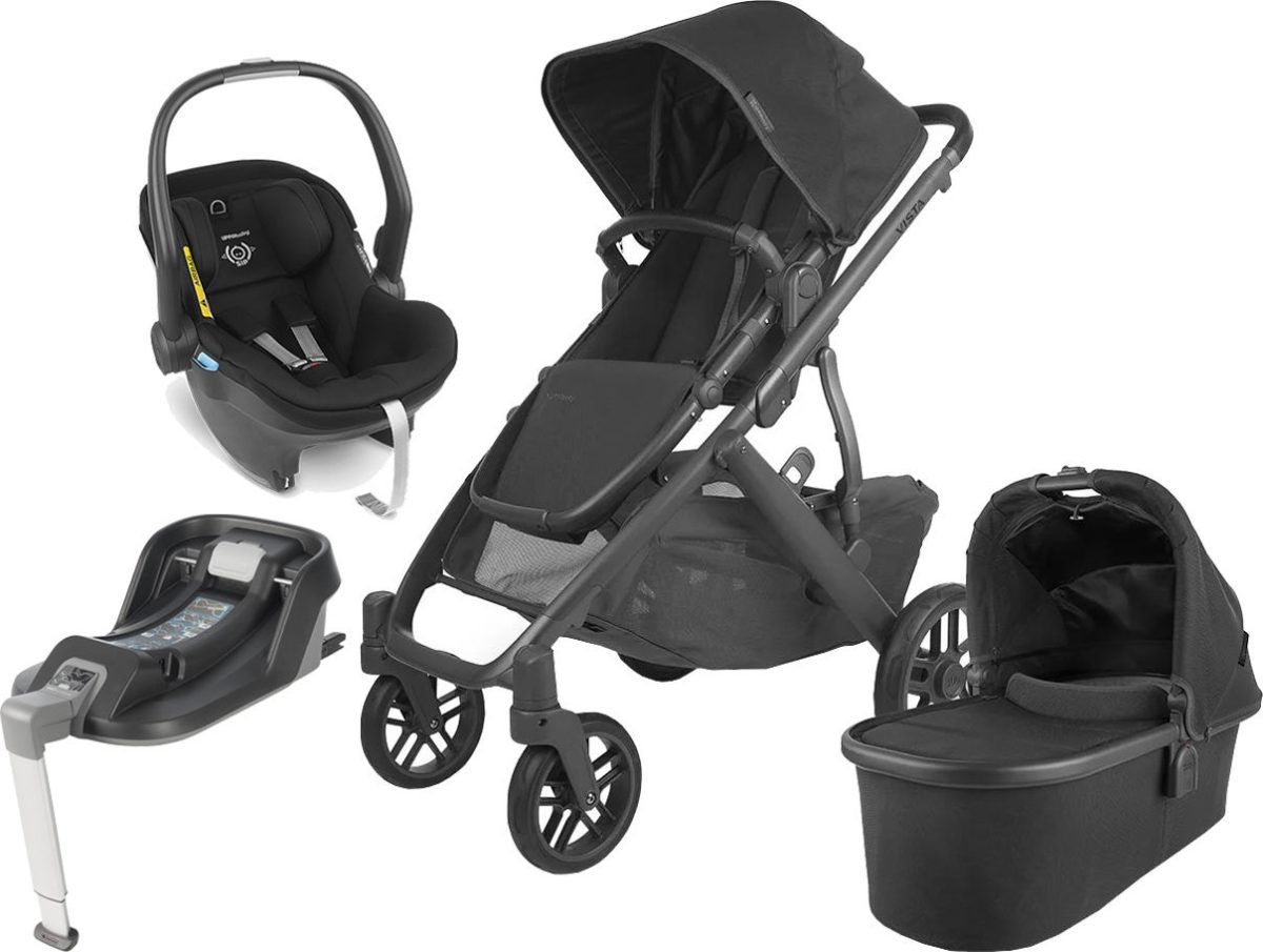 UPPAbaby VISTA V2 Duovagn inkl. MESA i-Size Babyskydd &  Bas