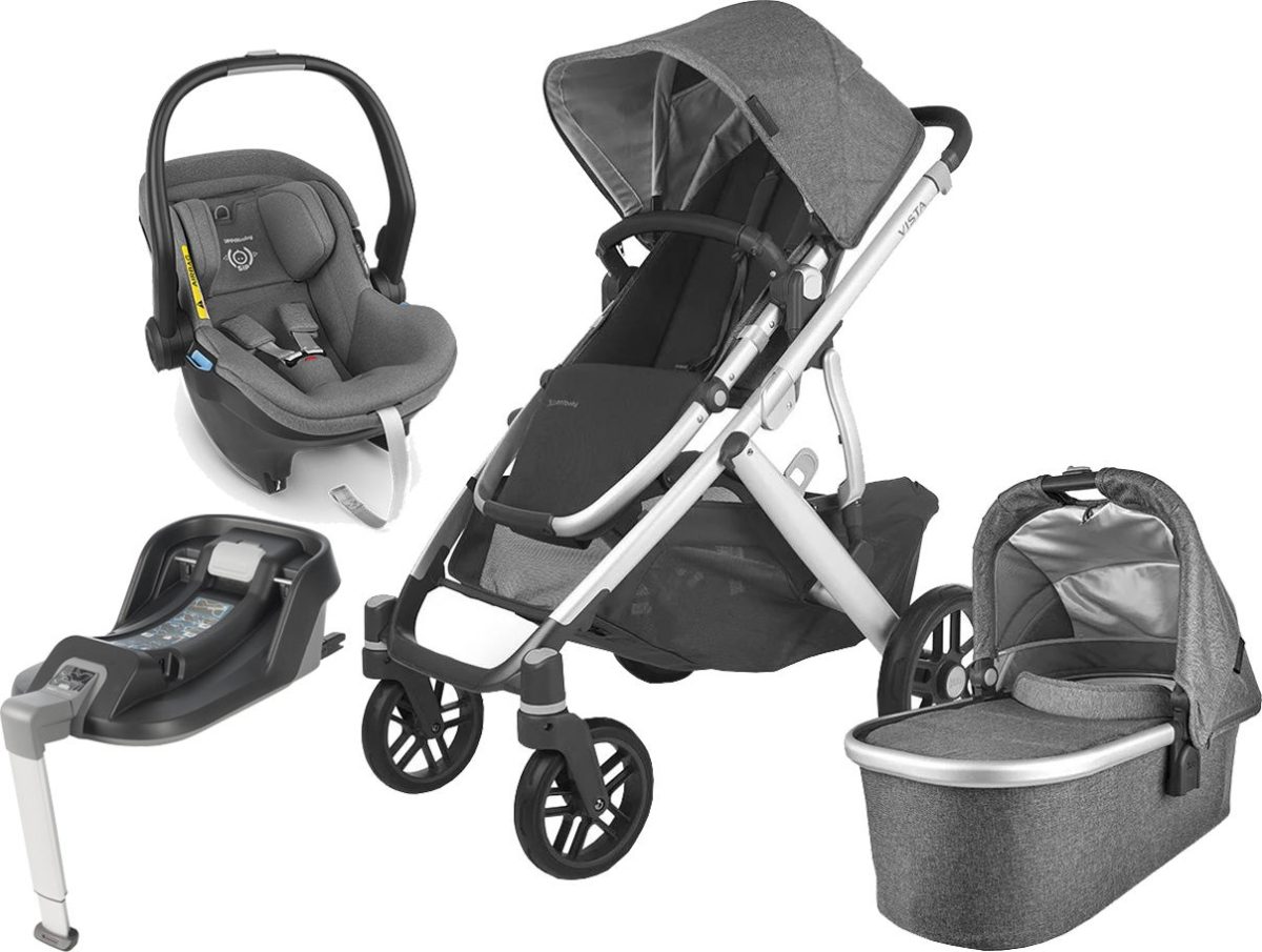 UPPAbaby VISTA V2 Duovagn inkl. MESA i-Size Babyskydd &  Bas