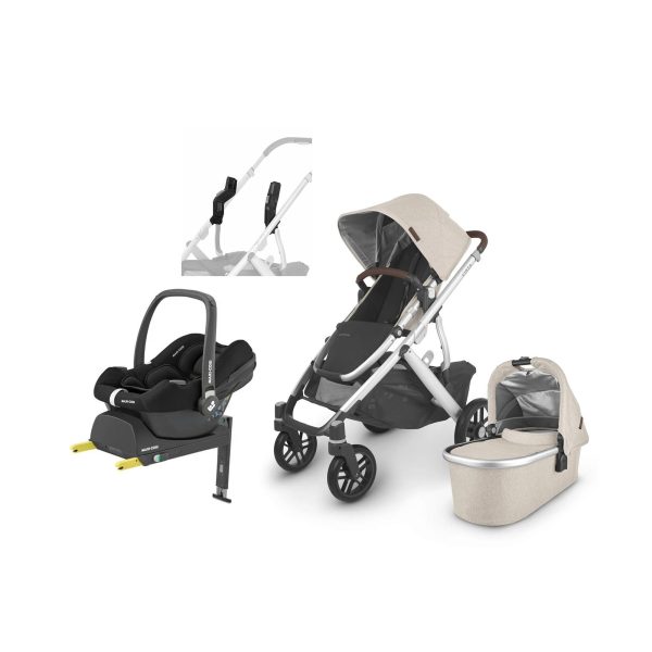 UPPAbaby VISTA V2 Duovagn inkl. Maxi-Cosi CabrioFix &  Bas