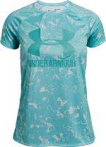 Under Armour Big Logo Tee Novelty SS Träningströja|Neo Turquoise L