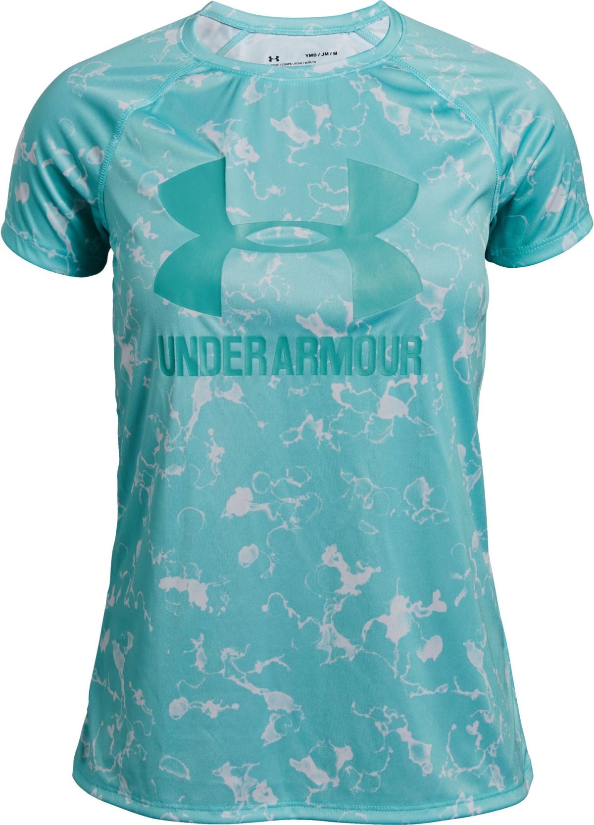 Under Armour Big Logo Tee Novelty SS Träningströja|Neo Turquoise M