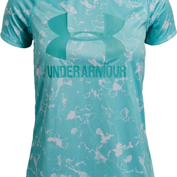 Under Armour Big Logo Tee Novelty SS Träningströja|Neo Turquoise S