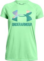 Under Armour Big Logo Tee Solid SS Träningströja|Green Typhoon L