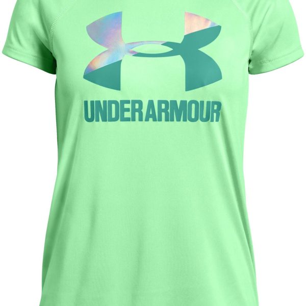 Under Armour Big Logo Tee Solid SS Träningströja|Green Typhoon XS