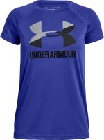 Under Armour Big Logo Tee Solid SS Träningströja|Purple M