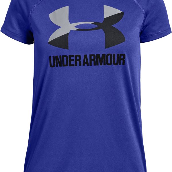 Under Armour Big Logo Tee Solid SS Träningströja|Purple M