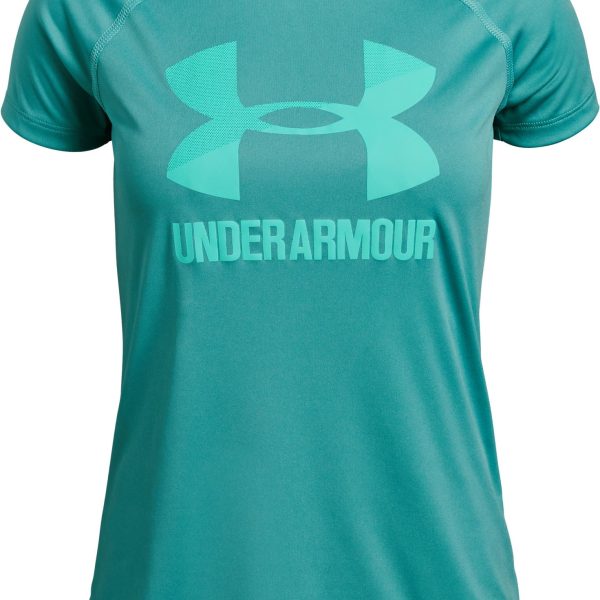 Under Armour Big Logo Tee Solid SS Träningströja|Shamrock L