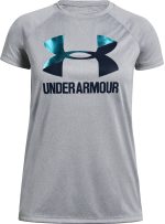 Under Armour Big Logo Tee Solid SS Träningströja|Steel S