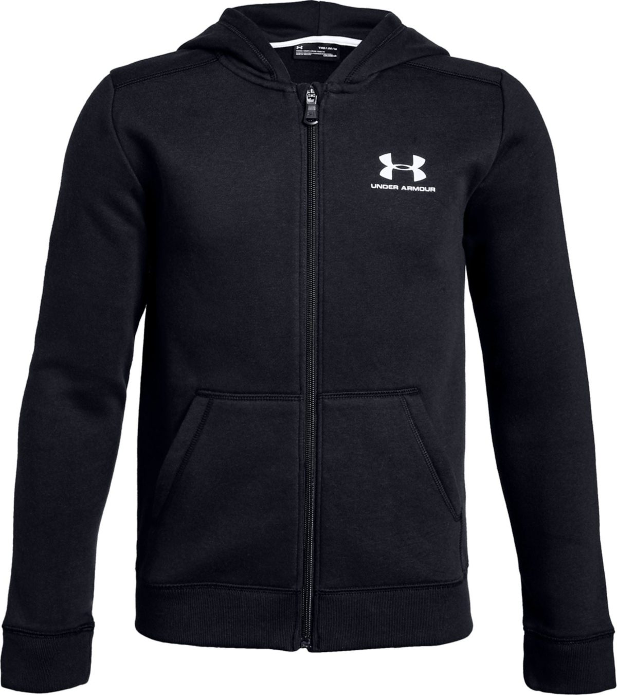 Under Armour EU Cotton Fleece Full Zip|Black L