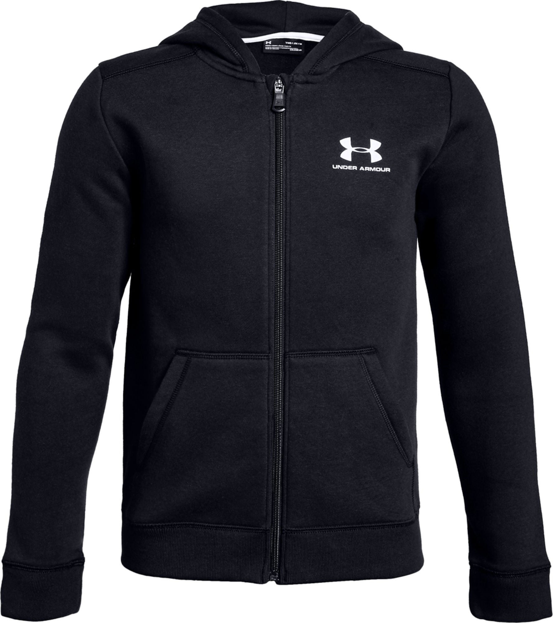 Under Armour EU Cotton Fleece Full Zip|Black XS