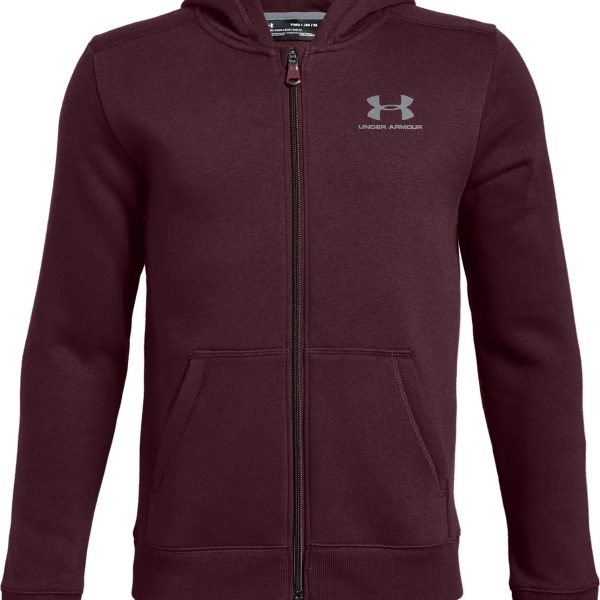 Under Armour Fleece FZ Huvtröja|Red XS