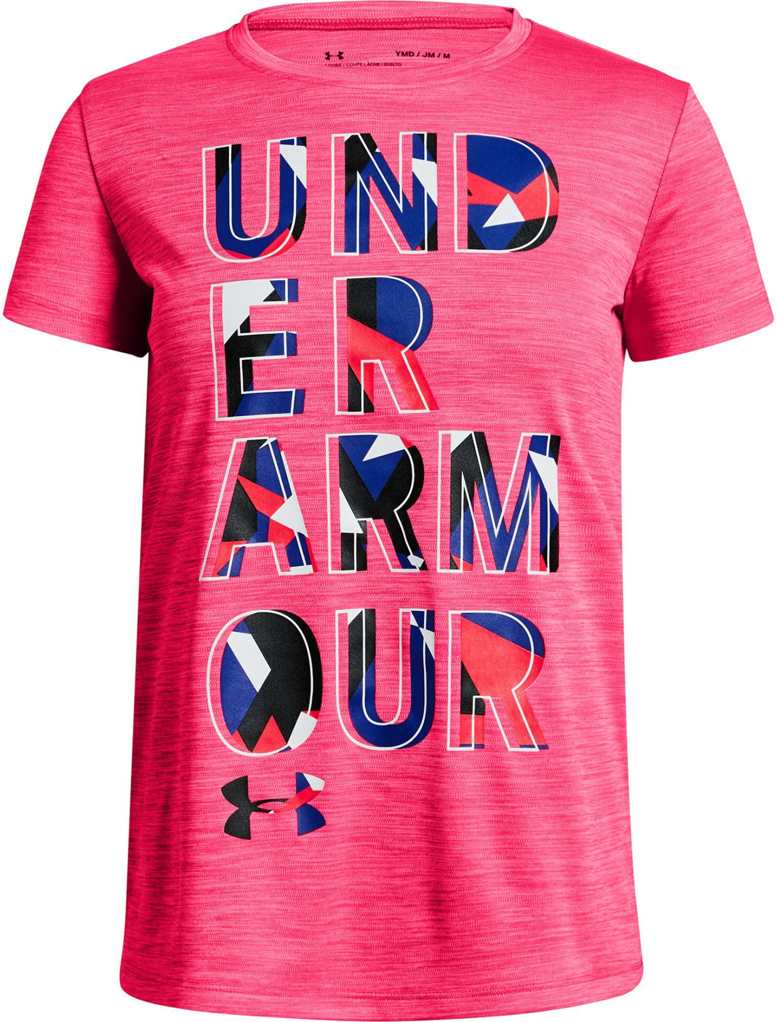 Under Armour Hybrid 2.0 Big Logo T-shirt|Penta Pink XS