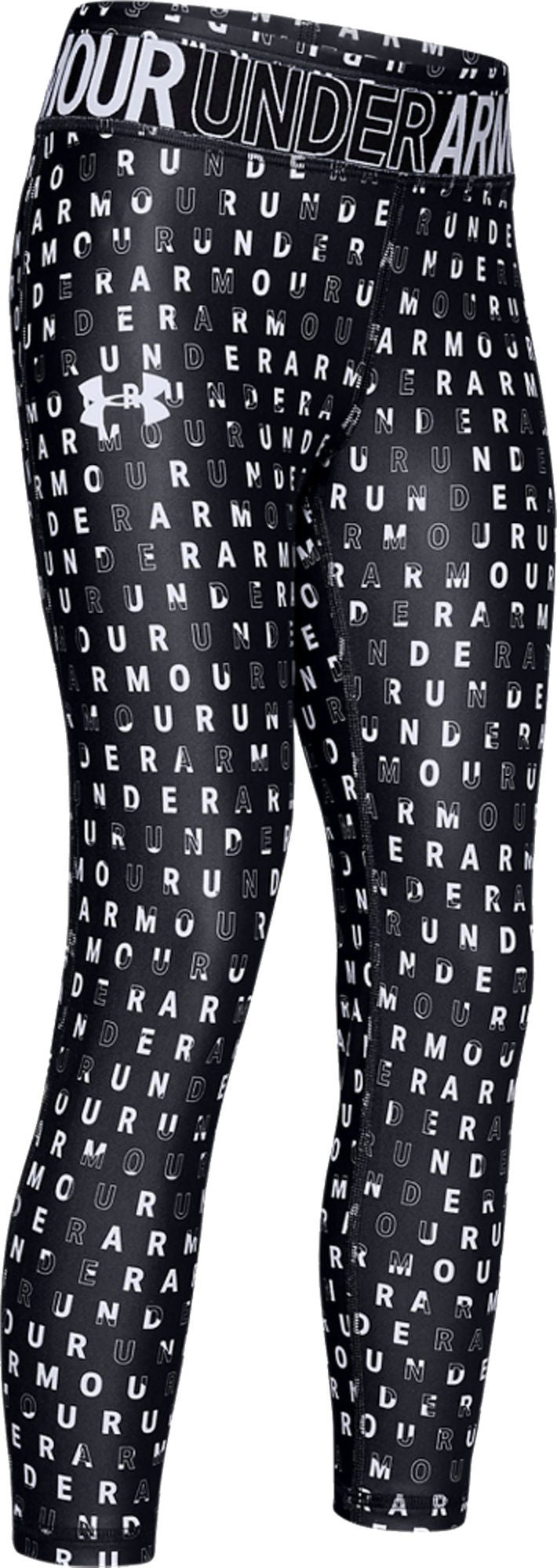 Under Armour Printed Ankle Crop Tights|Black L