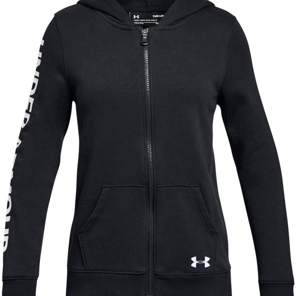 Under Armour Rival Full Zip Huvtröja|Black M