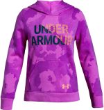 Under Armour Rival Huvtröja|Fluo Fuchsia XS