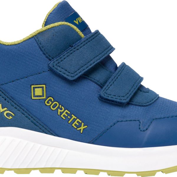 Viking Aery Track 2V Mid GTX Sneakers|Blue/Khaki