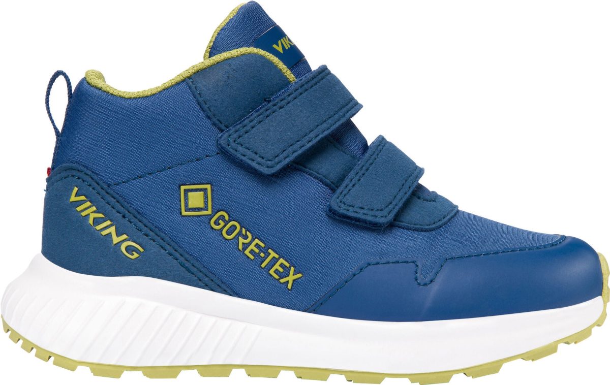 Viking Aery Track 2V Mid GTX Sneakers|Blue/Khaki