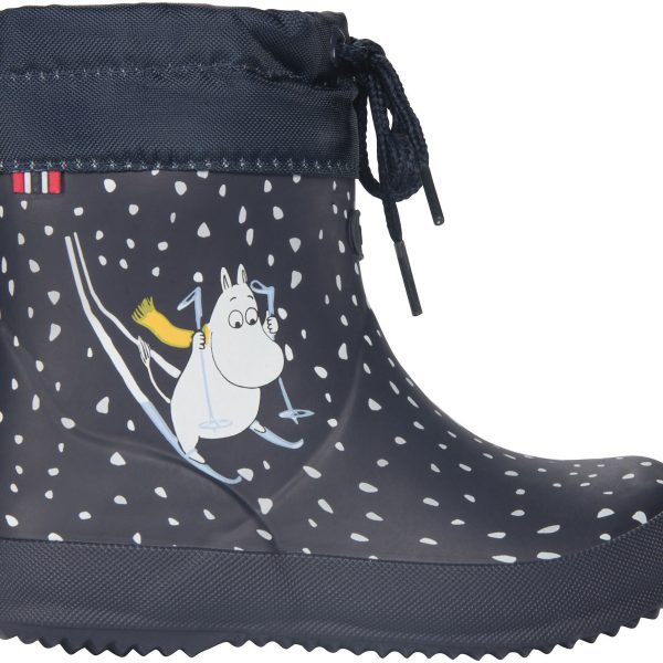 Viking Alv Indie Moomin Fodrade Gummistövlar|Navy