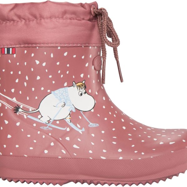 Viking Alv Indie Moomin Fodrade Gummistövlar|Peach