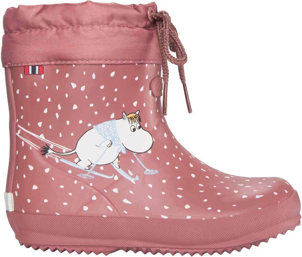 Viking Alv Indie Moomin Fodrade Gummistövlar|Peach