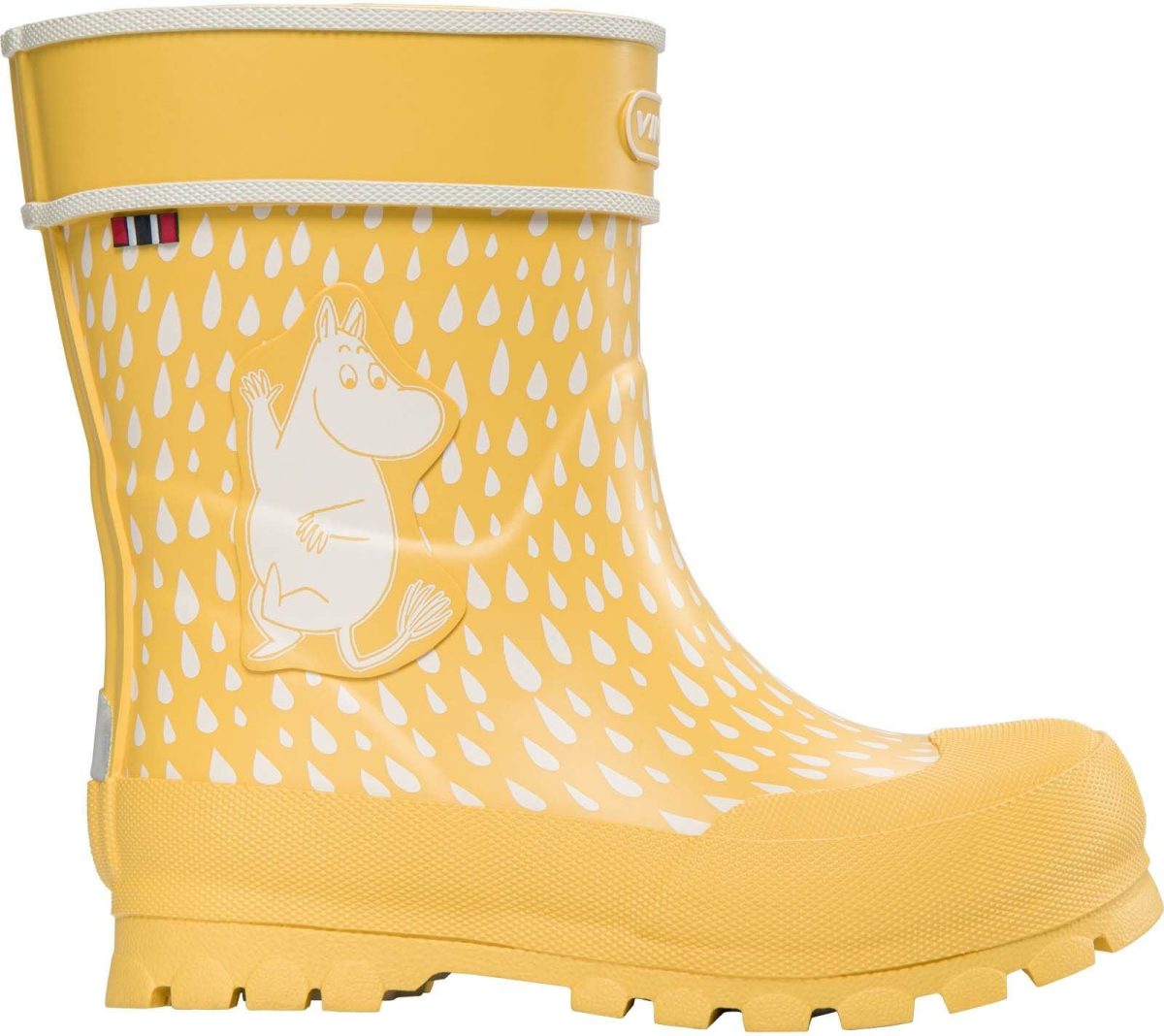 Viking Alv Jolly Moomin Gummistövlar|Yellow/White