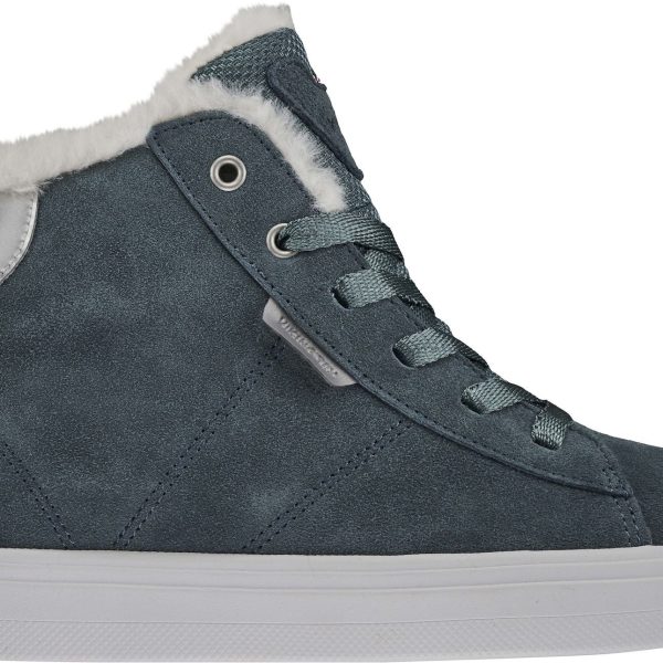 Viking Anna Mid Warm WP Fodrad Sneaker|Bluegreen