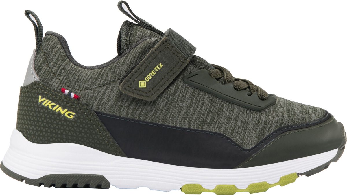 Viking Arendal 1V GTX Sneakers|Olive/Lime