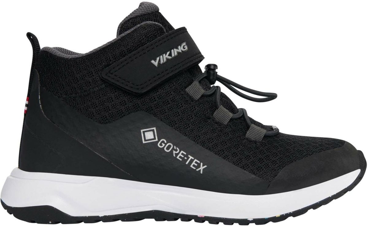 Viking Elevate Mid F GTX Sneakers|Black/Charcoal