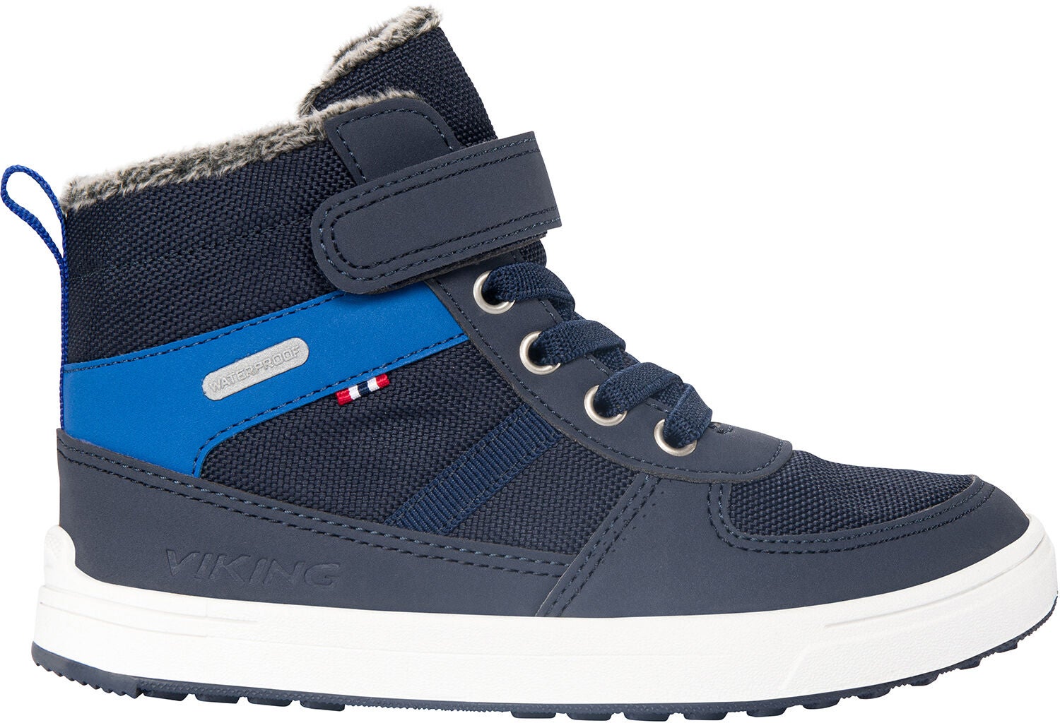 Viking Lucas Mid WP Warm Vinterkängor|Navy/Blue