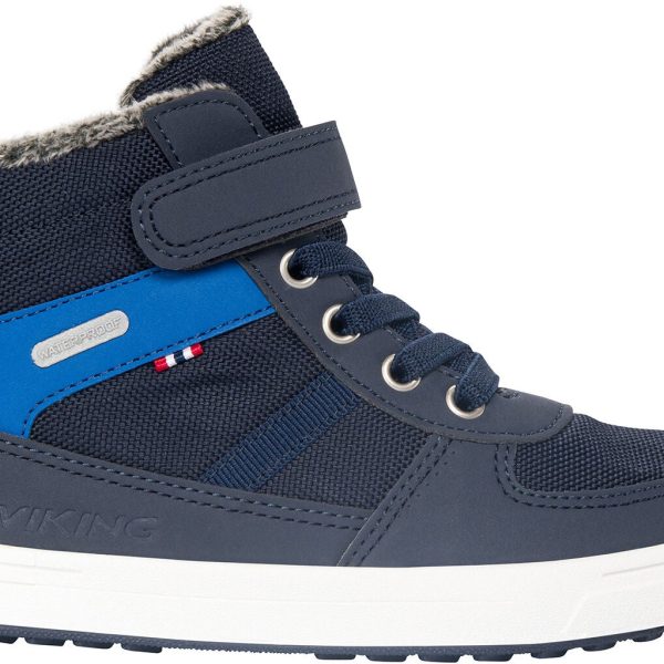 Viking Lucas Mid WP Warm Vinterkängor|Navy/Blue