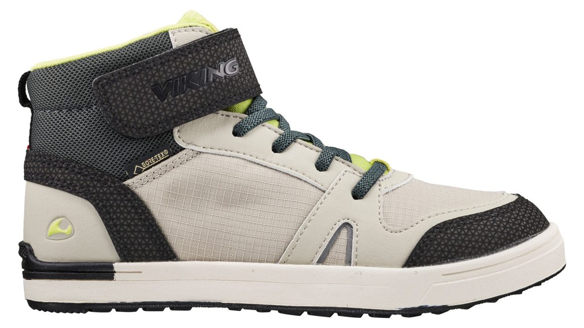 Viking Markus Mid GTX Sneakers|Light Grey/Lime