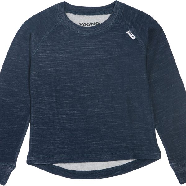 Viking Play Merino Underställströja|Navy