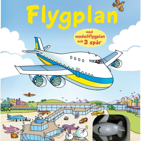 Vrid upp-bok med Flygplan