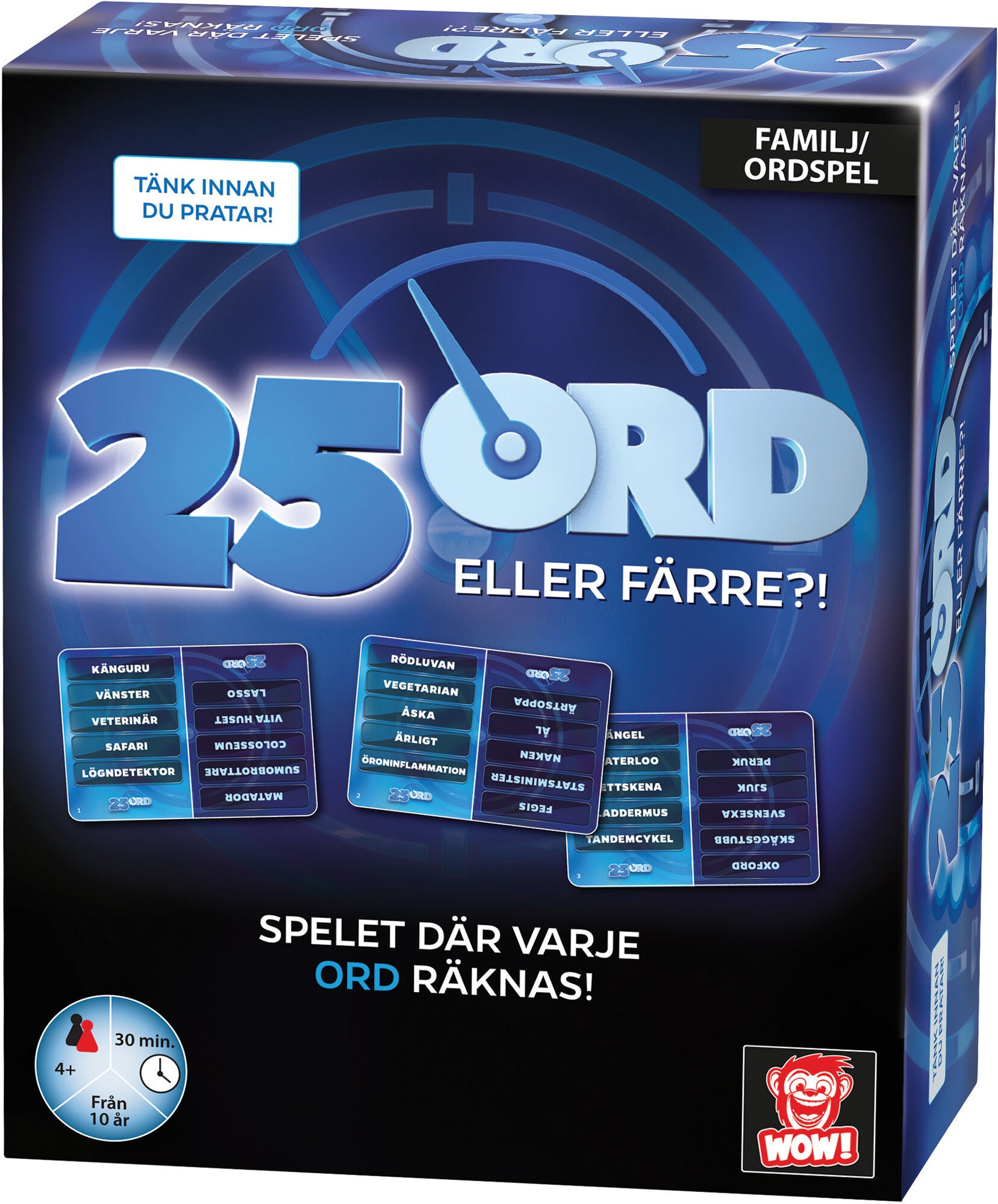 WOW! 25 Ord eller färre|