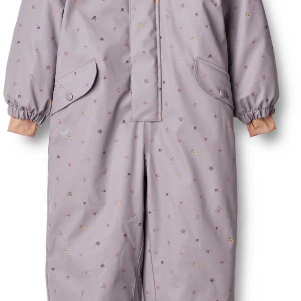 Wheat Ludo Overall|Lavender Flowers