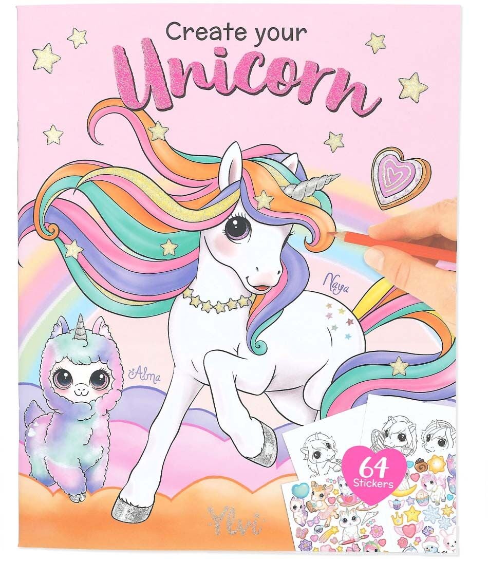 Ylvi Målarbok Unicorn|